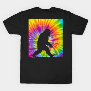 Bigfoot Walking Tie Dye T-Shirt